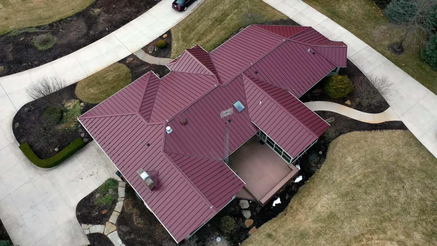 Tarping and dry-in on a Hunters Pointe commercial roof